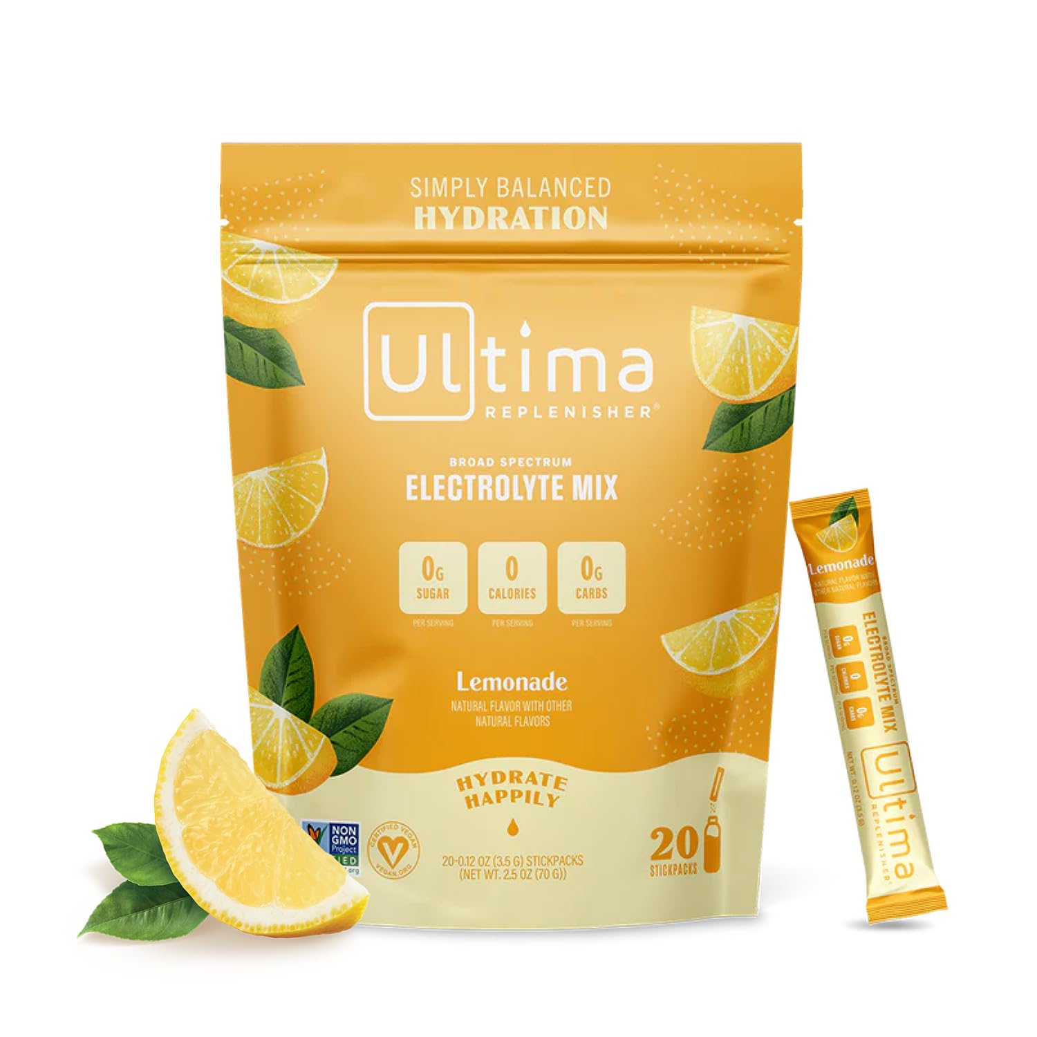 Ultima Replenisher Daily Electrolyte Drink Mix – Lemonade, 20 Stickpacks – Hydration Ultima Replenisher uk supplements