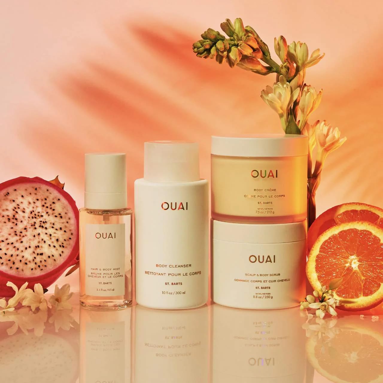 OUAI St. Barts Hair and Body Mist - Tropical-Scented Hair Perfume and Body Spray - Notes of Dragonfruit, Orange Blossom, Tuberose & Musk (3.3 Fl Oz) OUAI uk supplements