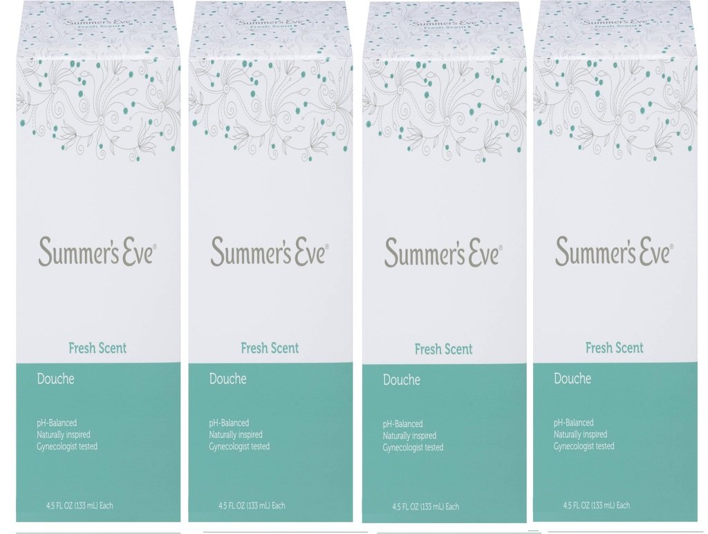 (Pack of 4 Bottles) Summer's Eve Fresh Scent Douche Vinegar & Water, Feminine Wash, 4.5oz Bottles Summer's Eve uk supplements