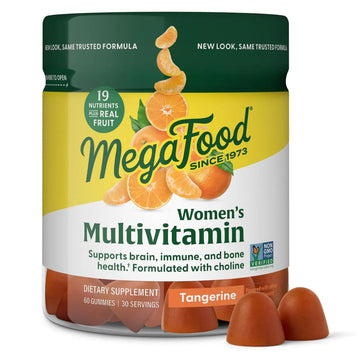 MegaFood Women's Multi - Multivitamin for Women - Gummy Vitamins - Vitamin C, Vitamin D, Zinc, Vitamin B12 & Choline - Immune Support & Bone Health MegaFood uk supplements