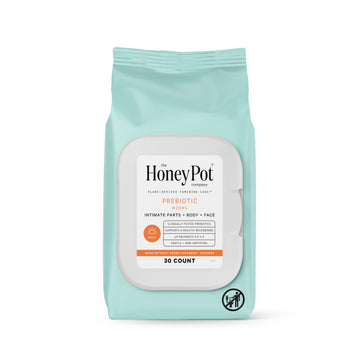 The Honey Pot Company - Prebiotic Feminine Wipes - Herbal Infused Feminine Hygiene Wipes The Honey Pot Company uk supplements