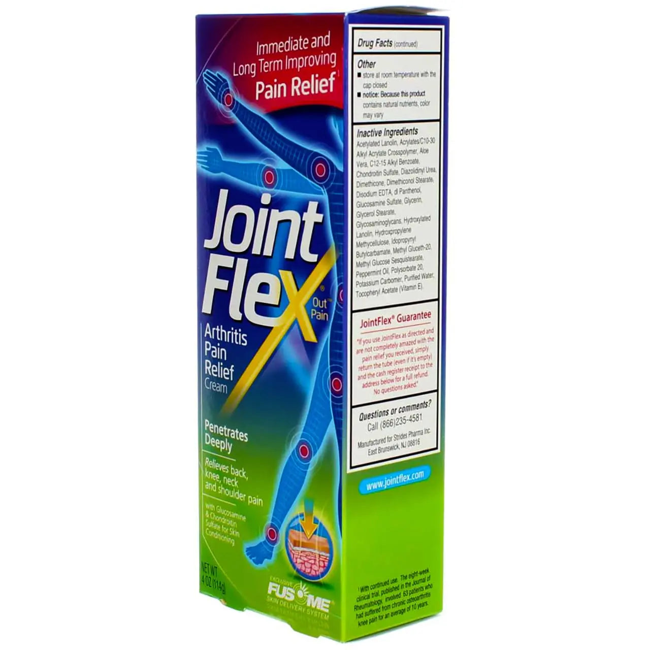 JointFlex Pain Relieving Cream 4 oz (Pack of 5) JointFlex uk supplements