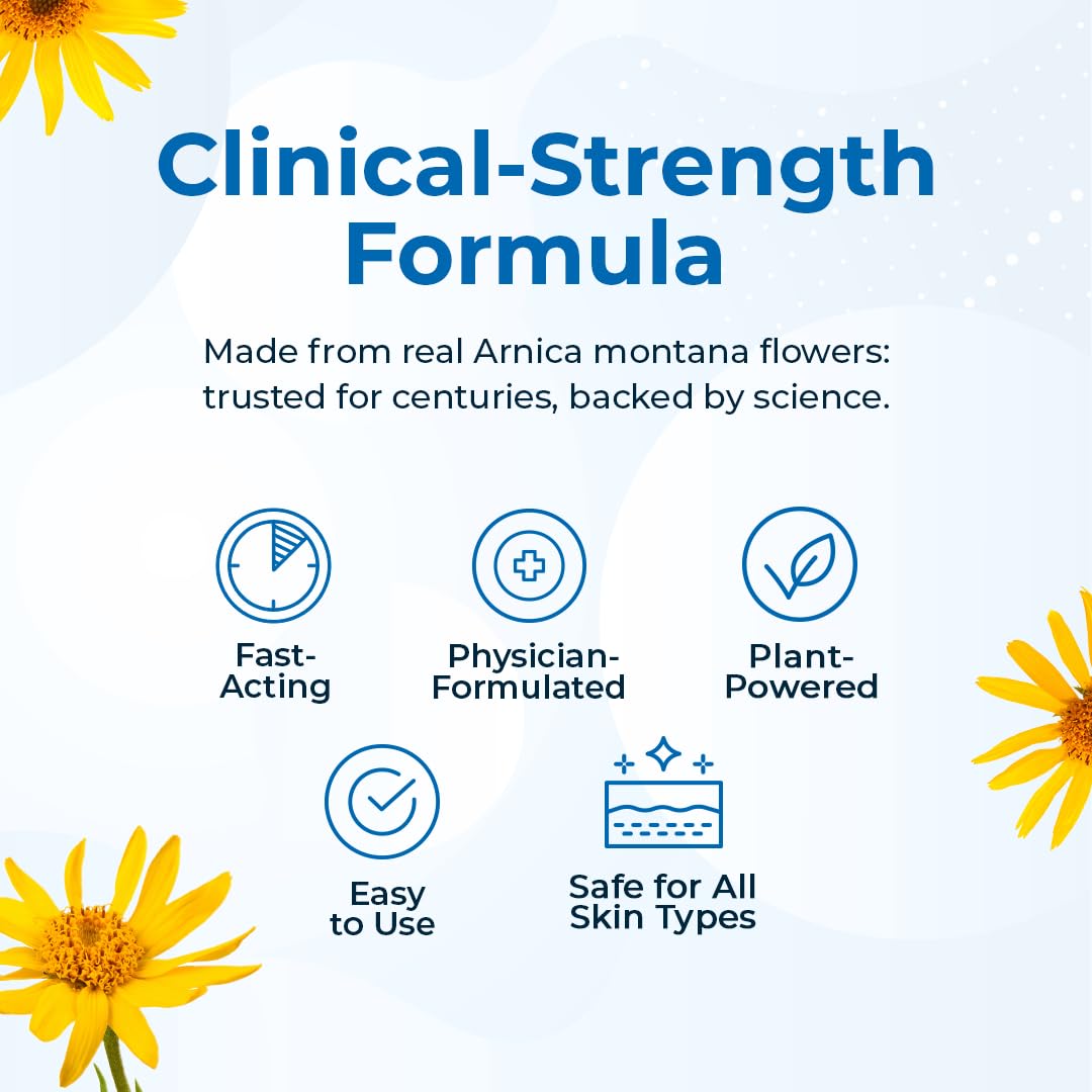 VitaMedica Arnica Montana Tablets & Arnica Gel Bundle – Support for Bruising, Swelling & Soreness, 150 Rapid-Dissolve Tablets + 3 oz Water-Based Gel VitaMedica uk supplements