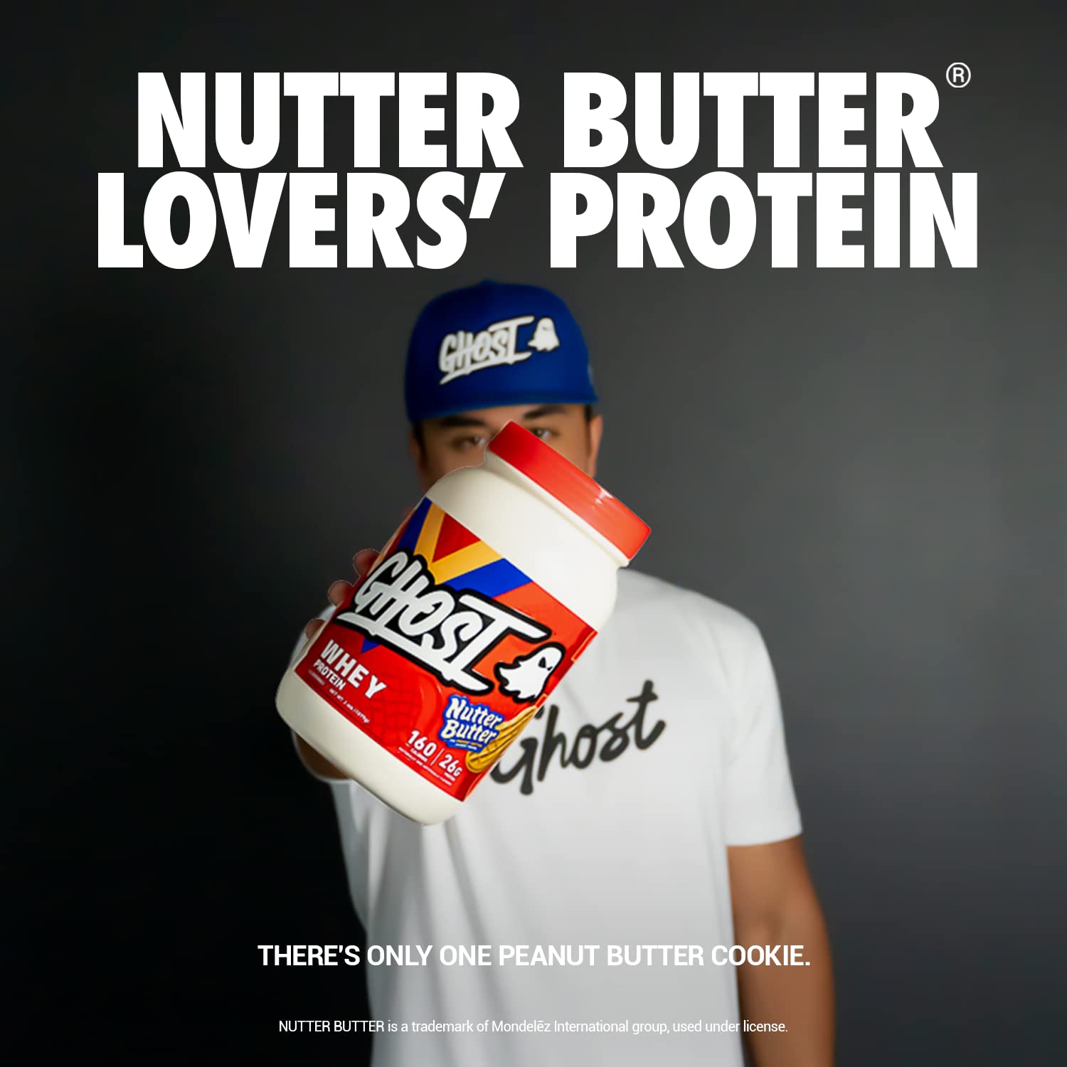 GHOST Whey Protein Powder, Nutter Butter - 2LB Tub, 26G of Protein - Peanut Butter GHOST uk supplements