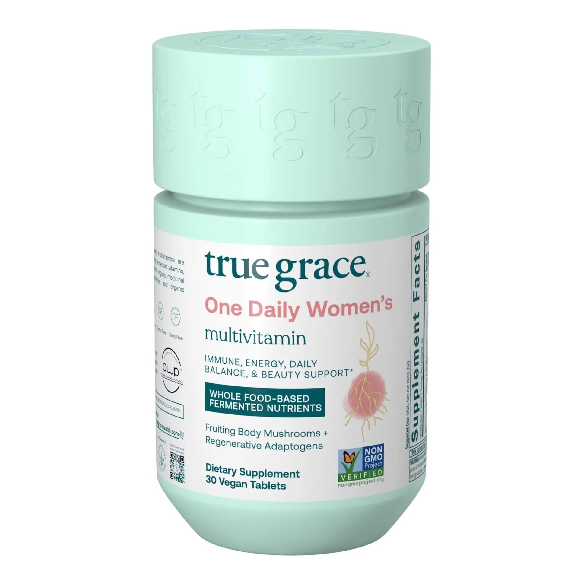 True Grace One Daily Women’s Multivitamin Fermented Minerals, Organic Adaptogens & Mushrooms Whole Body Balance, Immune, Energy, Beauty Support True Grace uk supplements