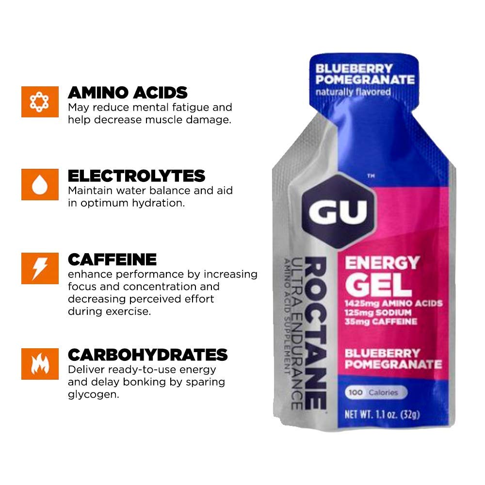 GU Energy Roctane Ultra Endurance Energy Gel, Quick On-The-Go Sports GU Energy uk supplements
