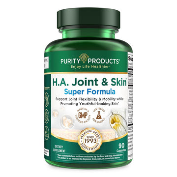 Purity Products H.A. Joint and Skin Super Formula Biocell Collagen w/Hyaluronic Acid Supports Healthy Joint Flexibility, Healthy Synovial Fluid, and Lubrication - 5-Loxin - 90 Capsules (1) Purity Products uk supplements