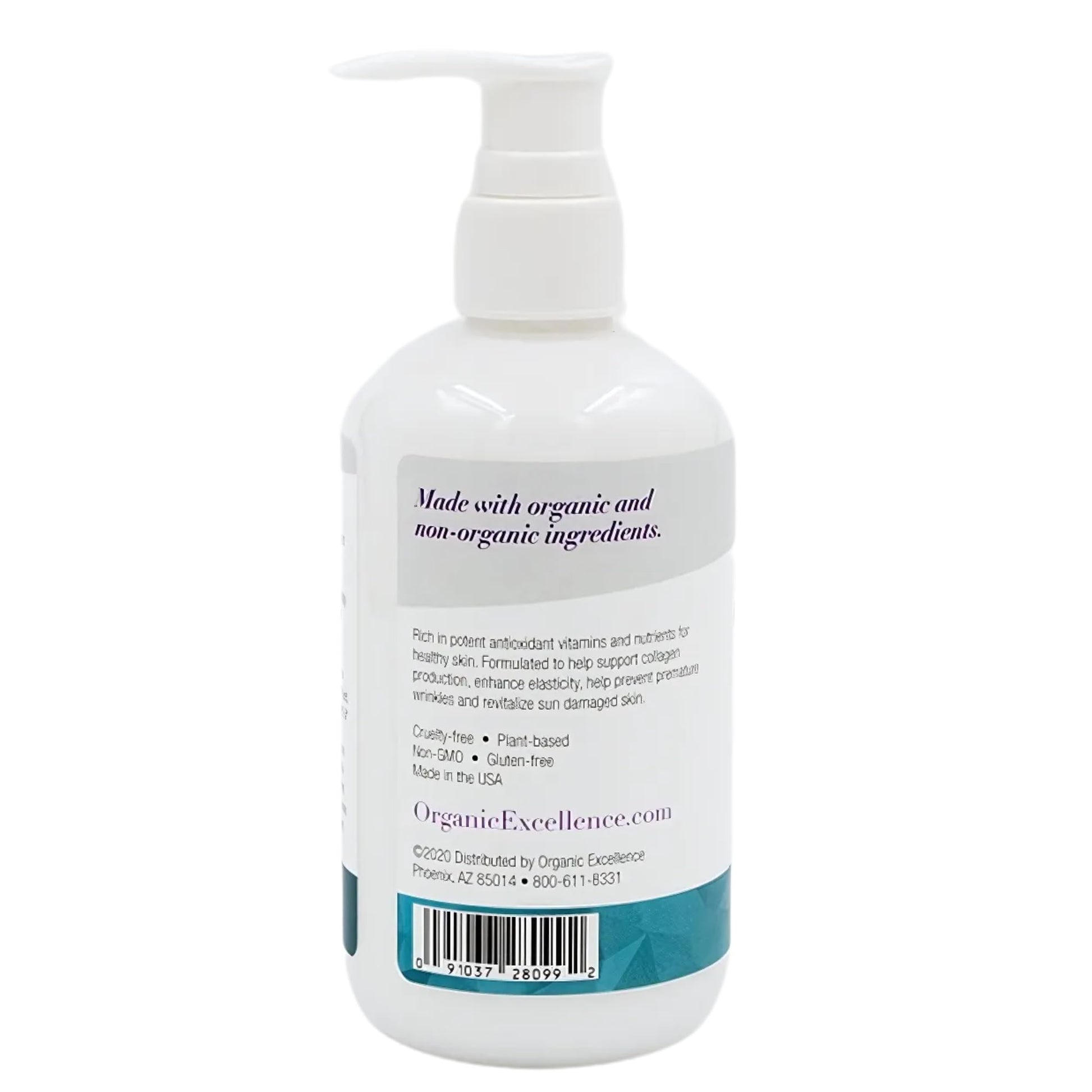 Organic Excellence Hand and Body Therapy All Natural Body Lotion for Women Men Kids - Organic Body Lotion For Dry Skin Rich, Natural Moisturizer For Daily Use, Unscented, Made in USA with Shea Butter Organic Excellence uk supplements