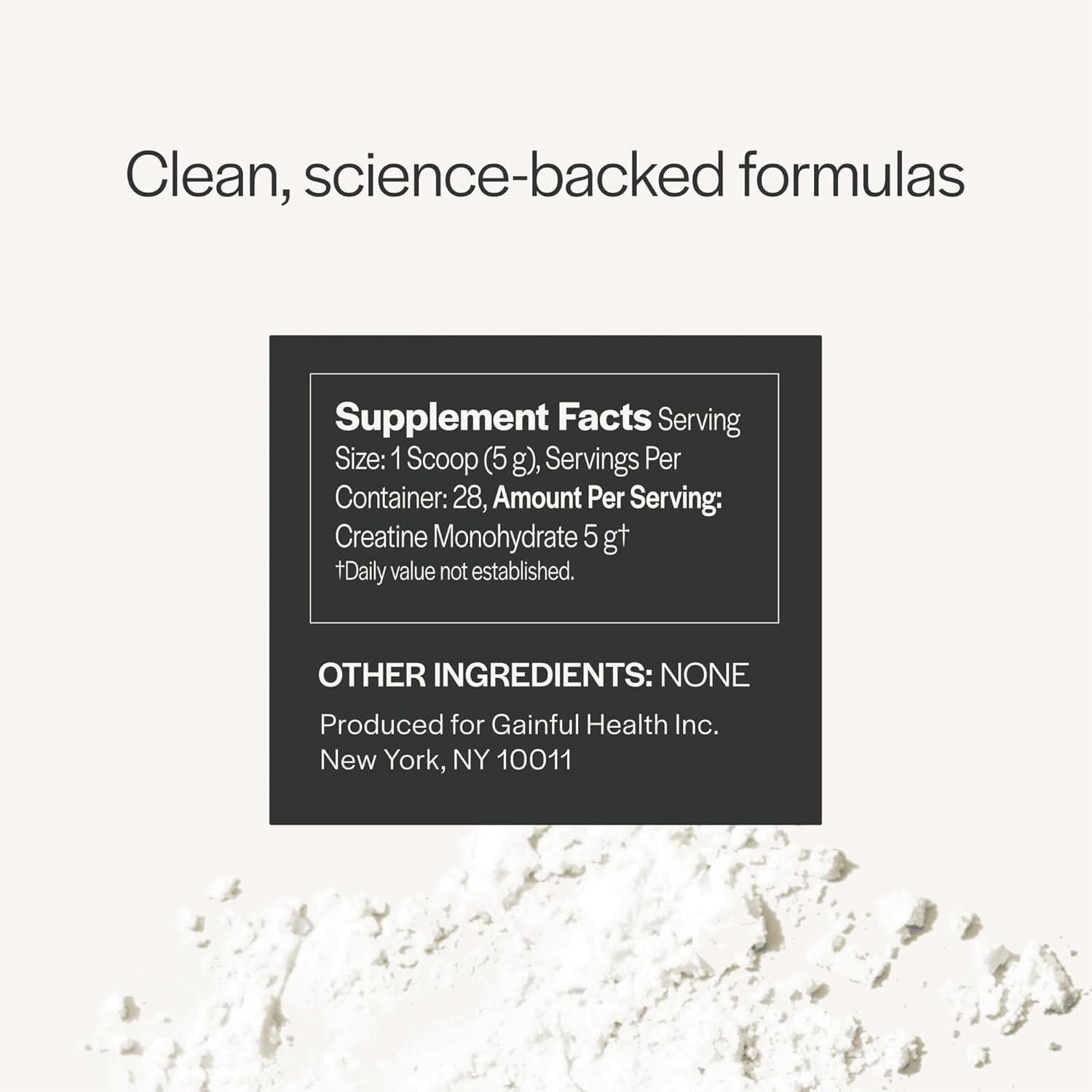 Gainful Creatine Powder, Post Workout Amino Acid Supplement, Muscle, Energy & Focus Support, 5g Creatine Monohydrate, Unflavored, 60 Servings Gainful uk supplements