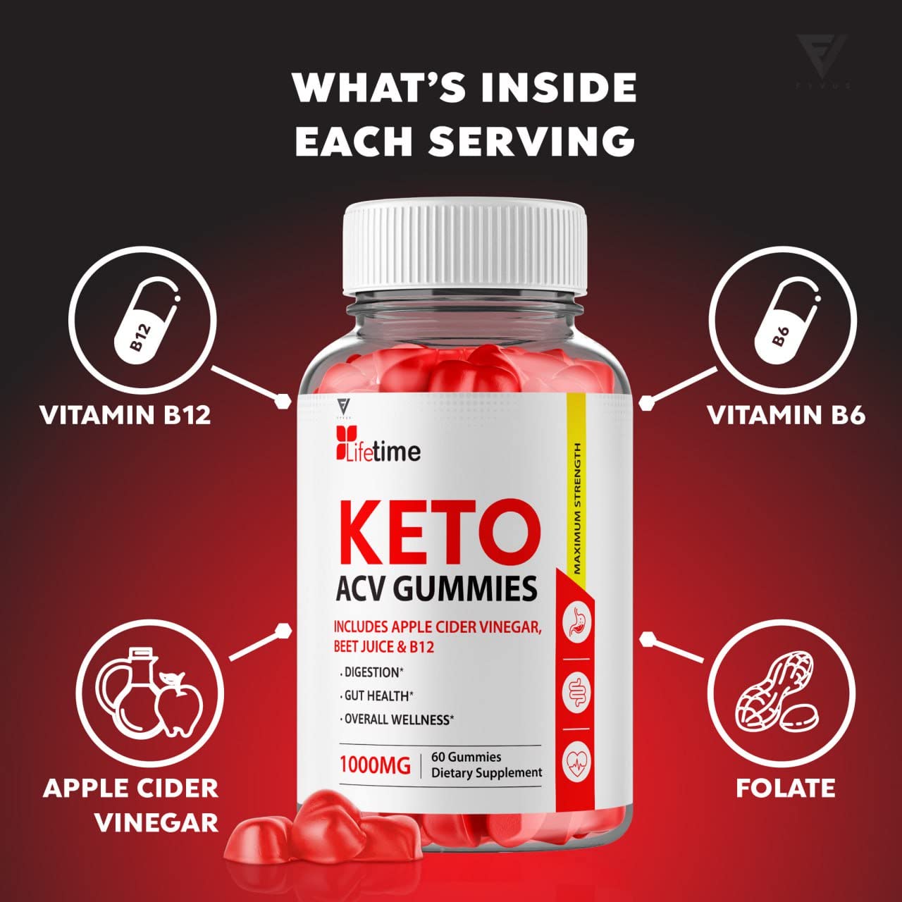 (3 Pack) Lifetime Keto Plus ACV Gummies Advanced Weight Loss AVC, Life Time Keto ACV Fyvus uk supplements