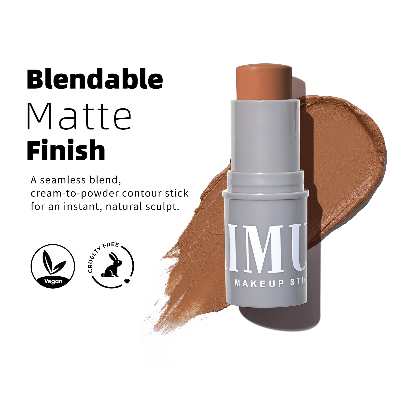 KIMUSE Cream Contour Stick Duo, Cream Blush Stick, Bronzer Shaping Stick, Creamy, Highly Pigmented, Long Lasting, Vegan Face Make Up Sticks KIMUSE uk supplements
