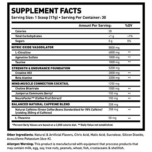 Man Sports Game Day Pre-Workout Supplement - Taurine - Creatine HCL - 30 Servings MAN Metabolic Augmenting Nutrition uk supplements