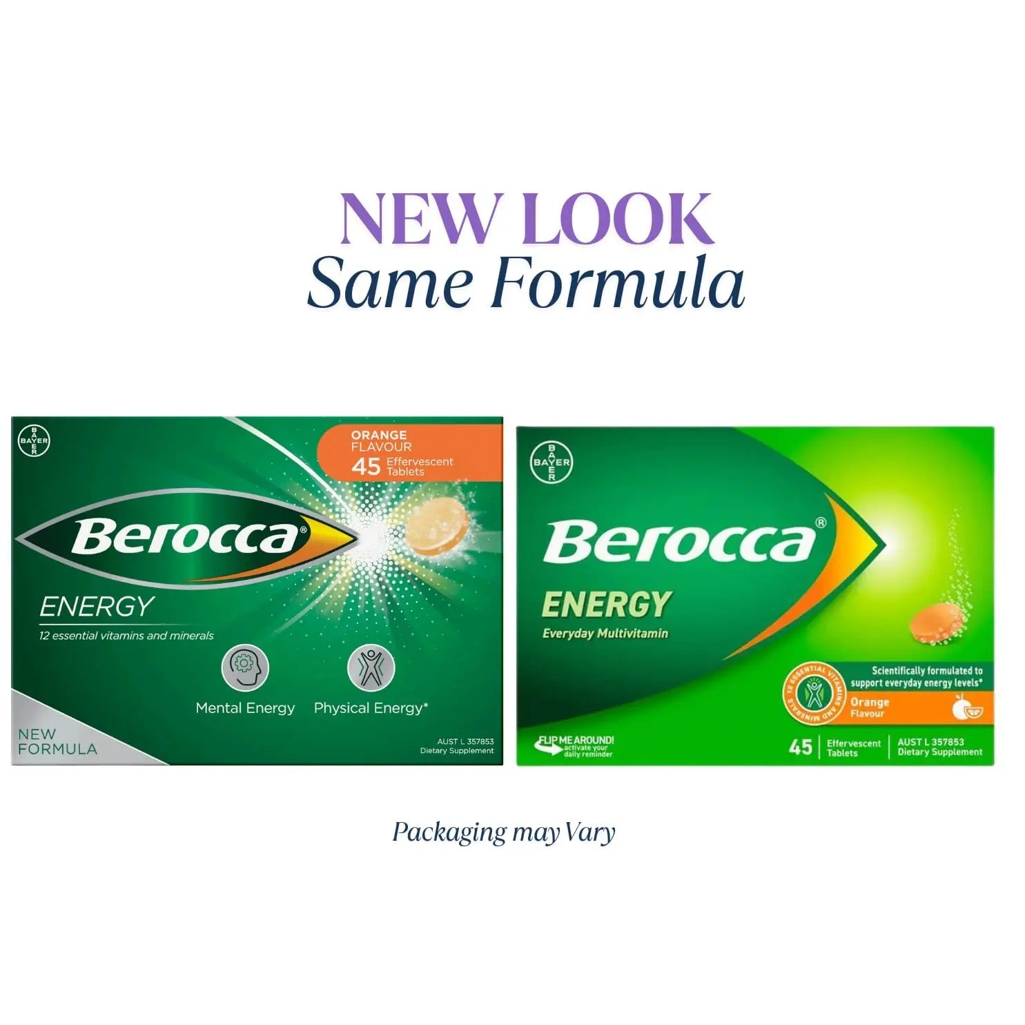Berocca Energy Vitamin B & C Orange Flavour Effervescent Tablets 60 Pack Berocca uk supplements
