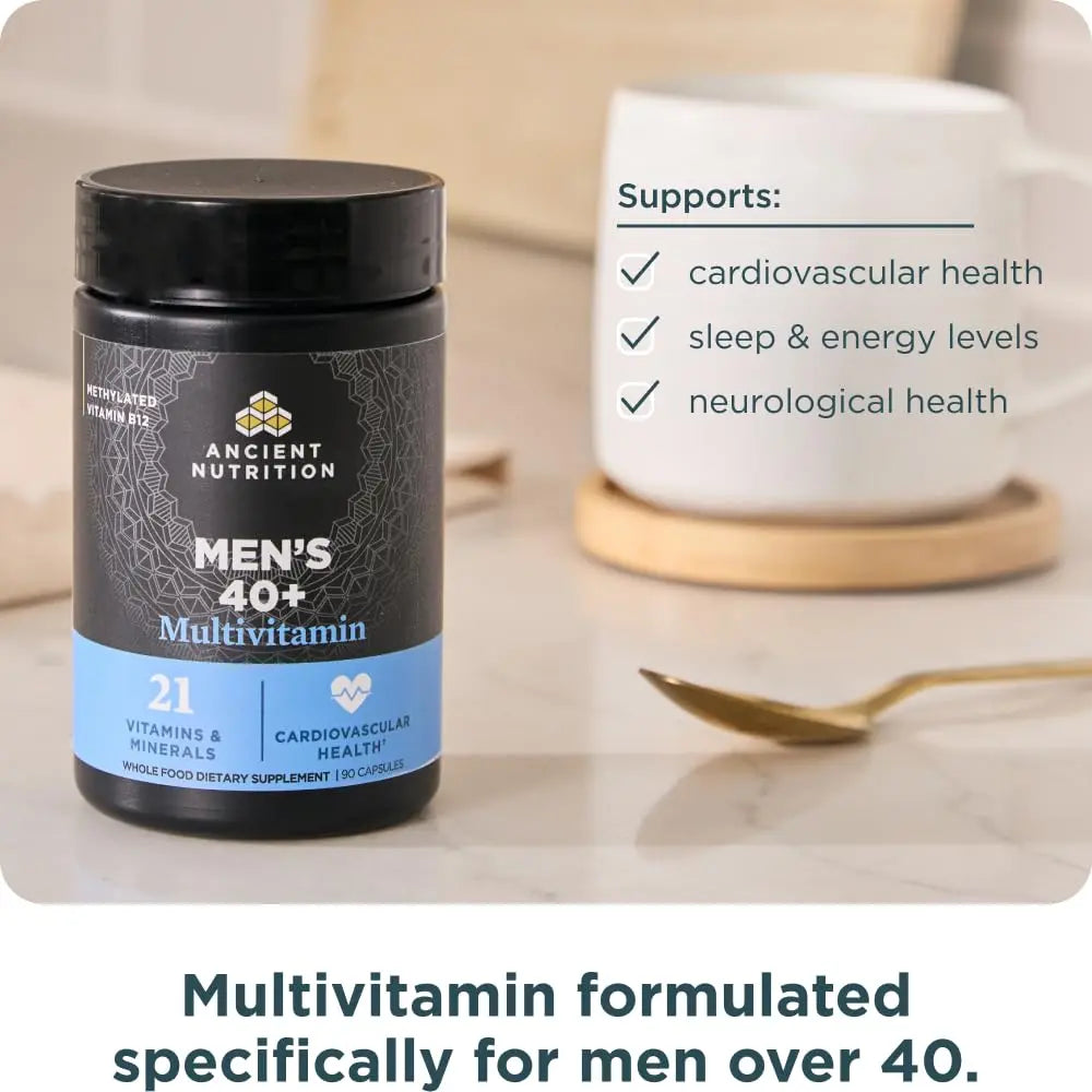 Ancient Nutrition, Multivitamin Mens 40 Plus 3 Day, 90 Count Ancient Nutrition uk supplements