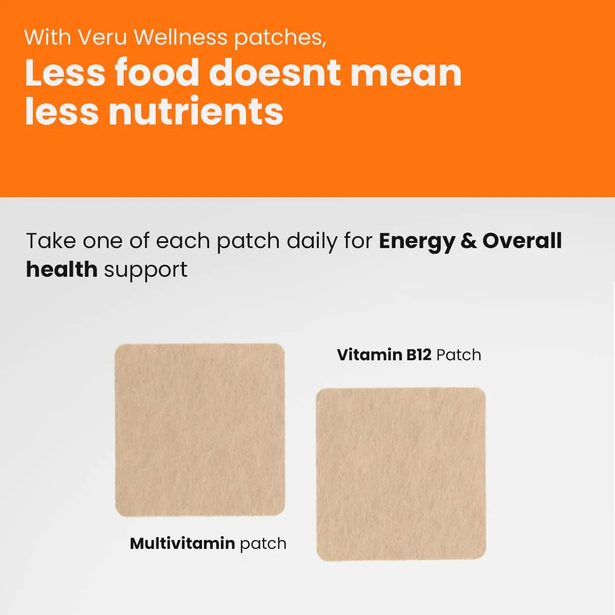 Bariatric Multi,B12 with Iron - Post Bariatric Gastric Bypass and Sleeve Gastrectomy - Non Ingest Patch (60 Day) Veru Wellness uk supplements