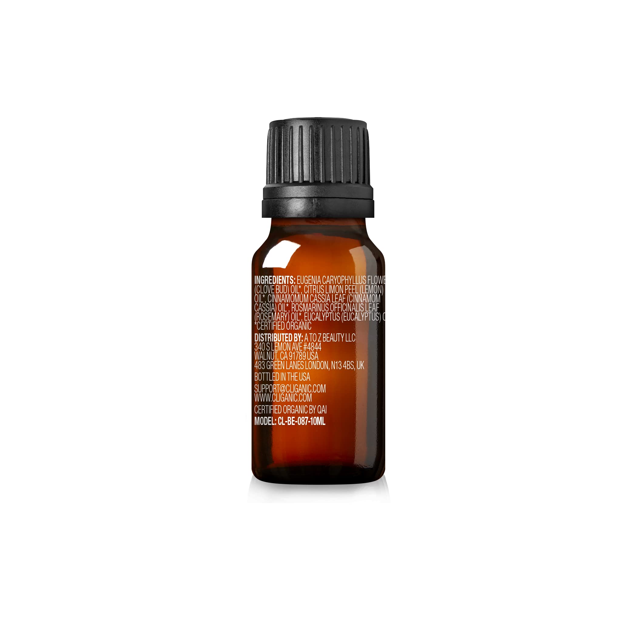 Cliganic Organic Essential Oils Blend Fortify Cliganic uk supplements