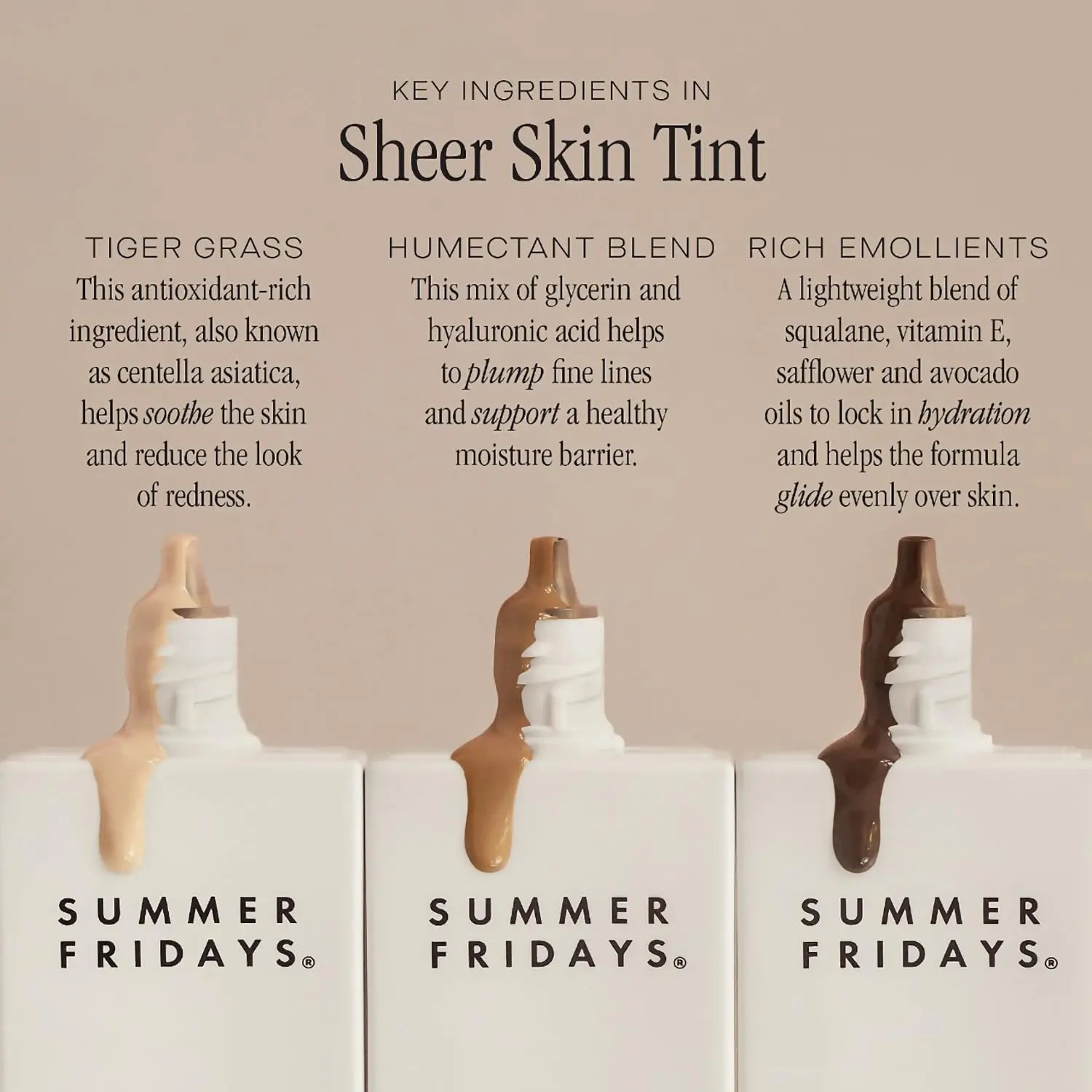 Summer Fridays Sheer Skin Tint - Skin Tint with Hyaluronic Acid - Helps Diminish Uneven Skin Tone - Sheer to Light Coverage - Shade 2 - Light with Cool Undertones (1 Fl Oz) Summer Fridays uk supplements