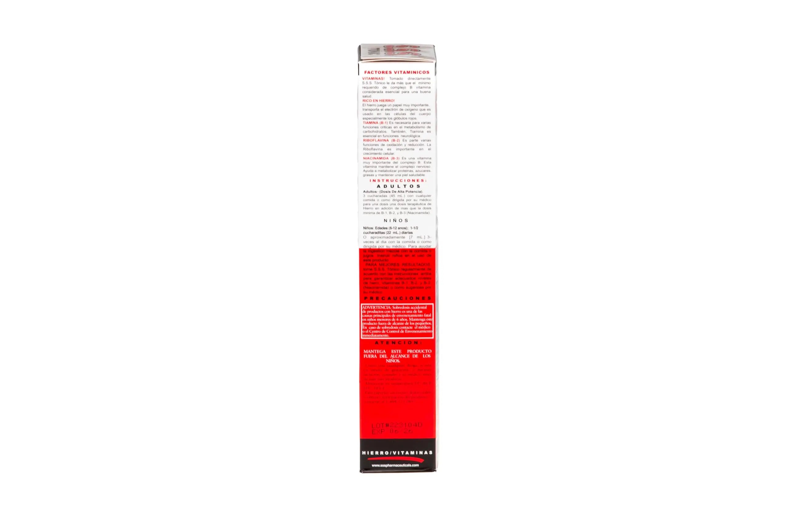 S.S.S. Tonic, Iron and Vitamin B Supplement, High Potency Vitamins, Bottle,10 Fl Oz (Pack of 1) S.S.S. CO. uk supplements