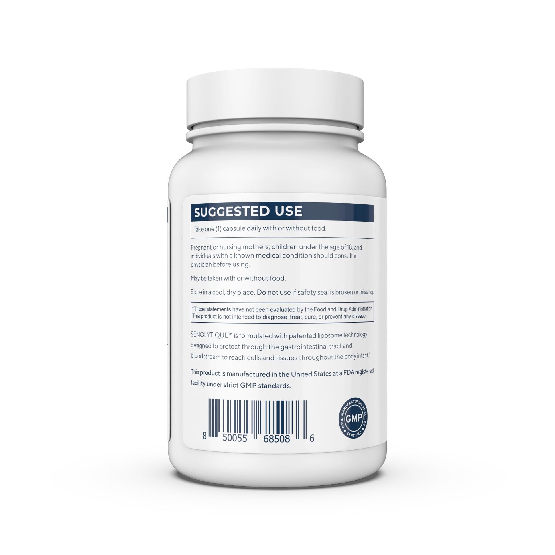 Renue By Science Senolytique Senolytic Supplements | 60 Capsules with Fisetin (35mg) Quercetin (78mg) & Spermidine (3mg) per Serving | Liposomal Formula | Manufactured in The USA & Third-Party Tested Renue By Science uk supplements