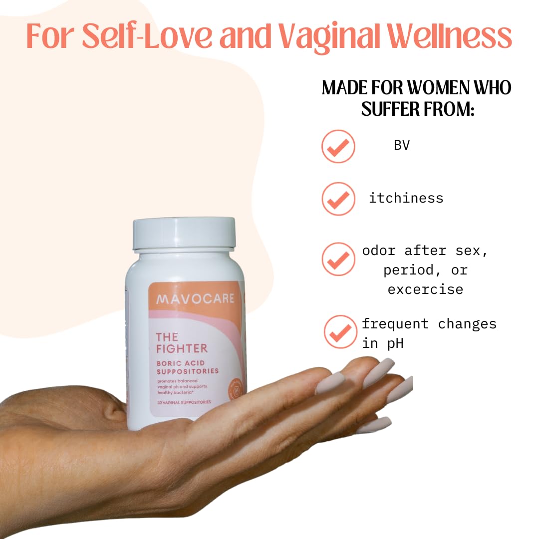 MavoCare, Inc. Boric Acid 600mg The Fighter with Added Calendula Vegan Capsule- Fights BV and Irritation- Gentle MavoCare, Inc. uk supplements