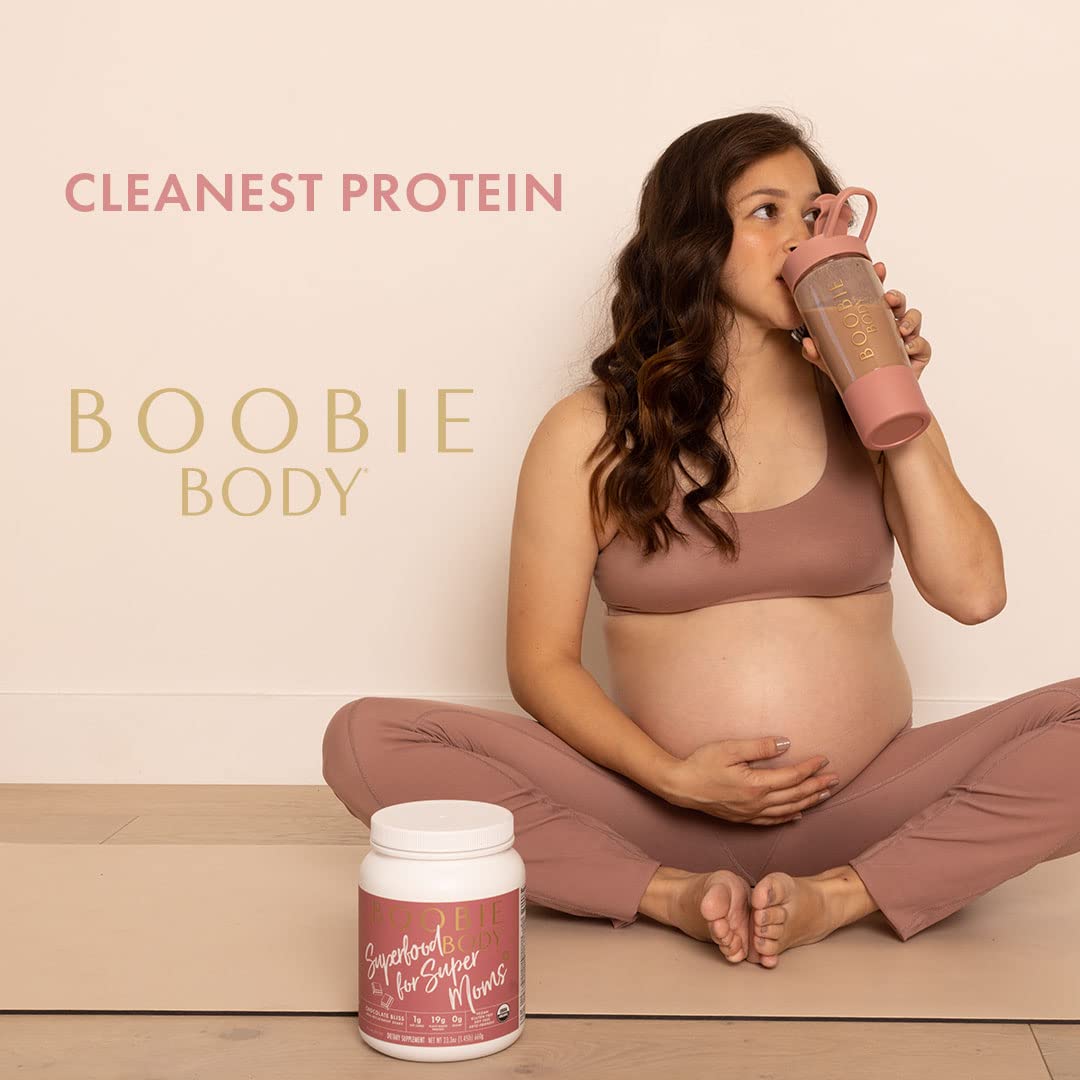 Boobie Body Organic Superfood Plant-Based Protein Shake, Chocolate Bliss, [23.4oz, 1 Tub] Boobie Brands uk supplements