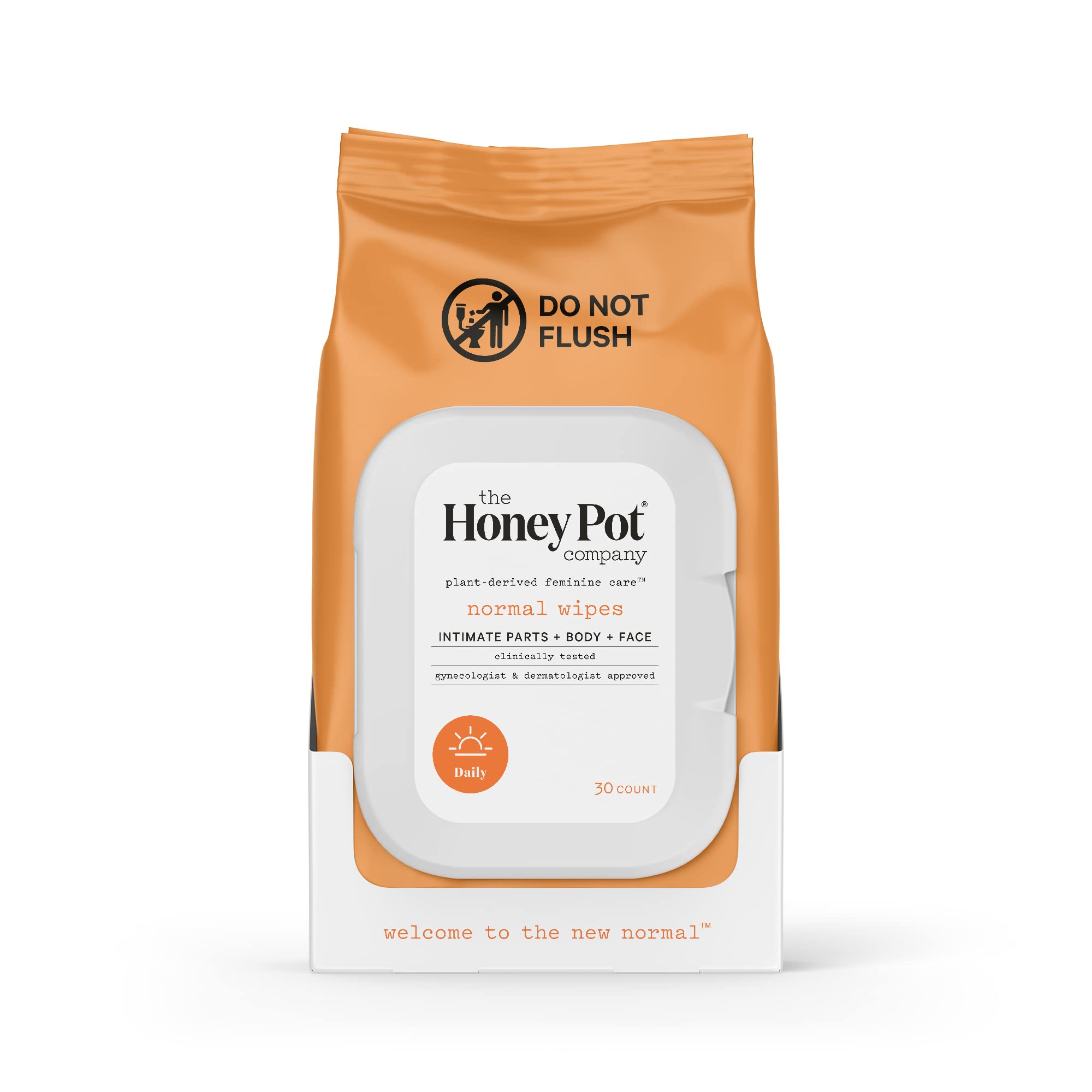 The Honey Pot - Feminine Wash & Feminine Wipe Bundle - Includes Unscented Ph Balance The Honey Pot Company uk supplements