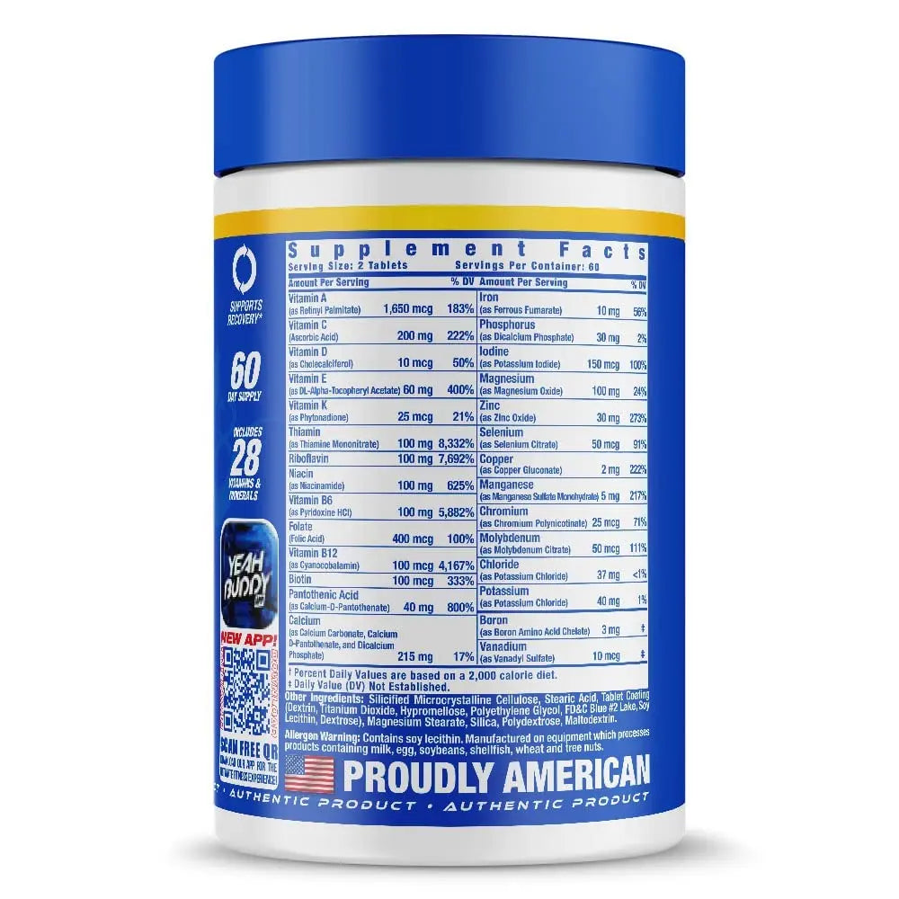 Ronnie Coleman Signature Series Vita XS Multivitamin for Men and Women, Daily Nutritional Support with B Vitamins and Minerals Ronnie Coleman Signature Series uk supplements
