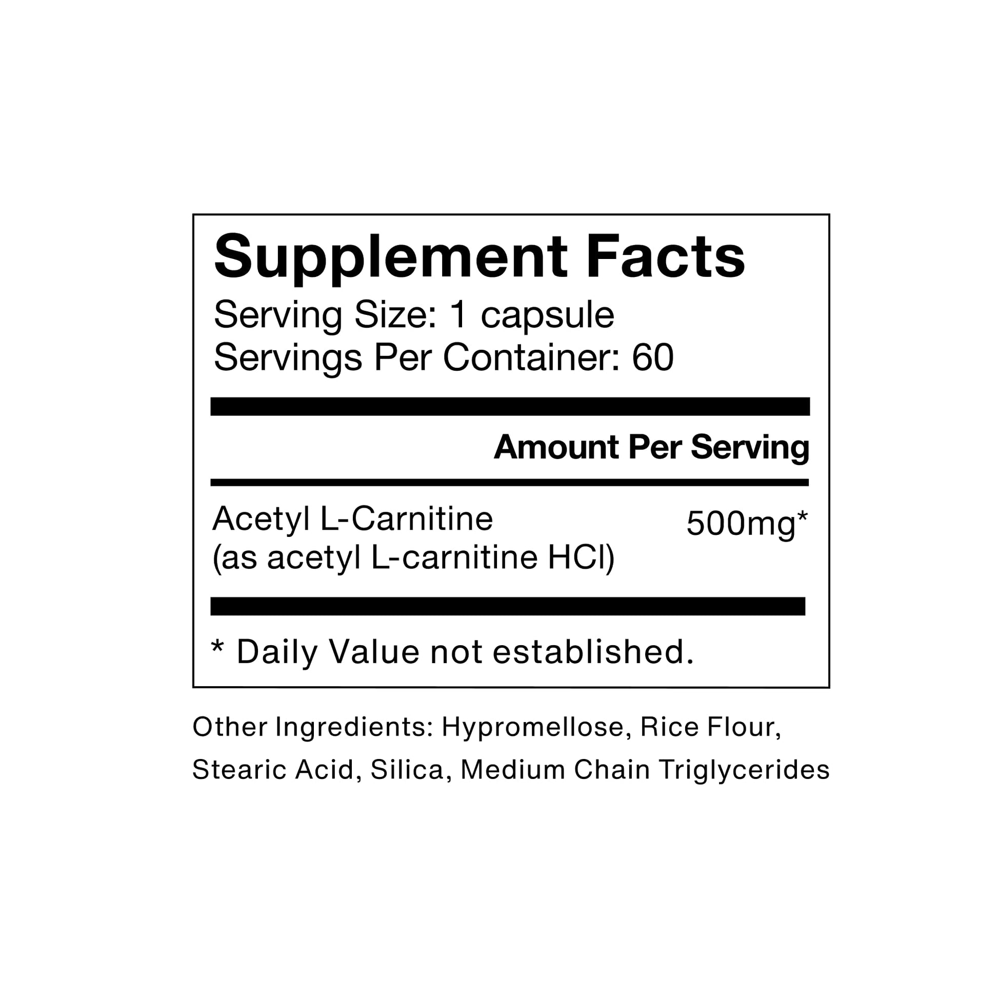 Momentous Acetyl L-Carnitine, Brain Function & Cognitive Support Supplement, Boosts Mental Clarity & Energy Production, NSF Certified for Sport, 500 mg, 60 Servings Momentous uk supplements