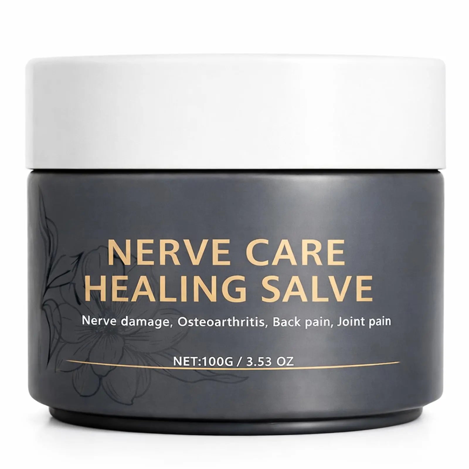Nerve Care Healing Salve, Professional Neuro-Relief Cream - Use on Feet, Hands, Legs, and Joints to Calm Uncomfortable Sensations, 3.53 oz TACOHO uk supplements