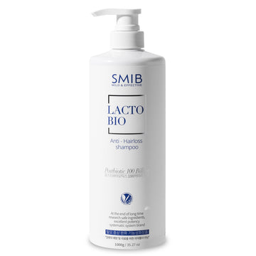 SMIB Lactobio Shampoo – With 100 Billion Postbiotics – For Fuller-Looking Hair and Scalp Care – Korean-Inspired Formula (35.27 oz) SMIB uk supplements