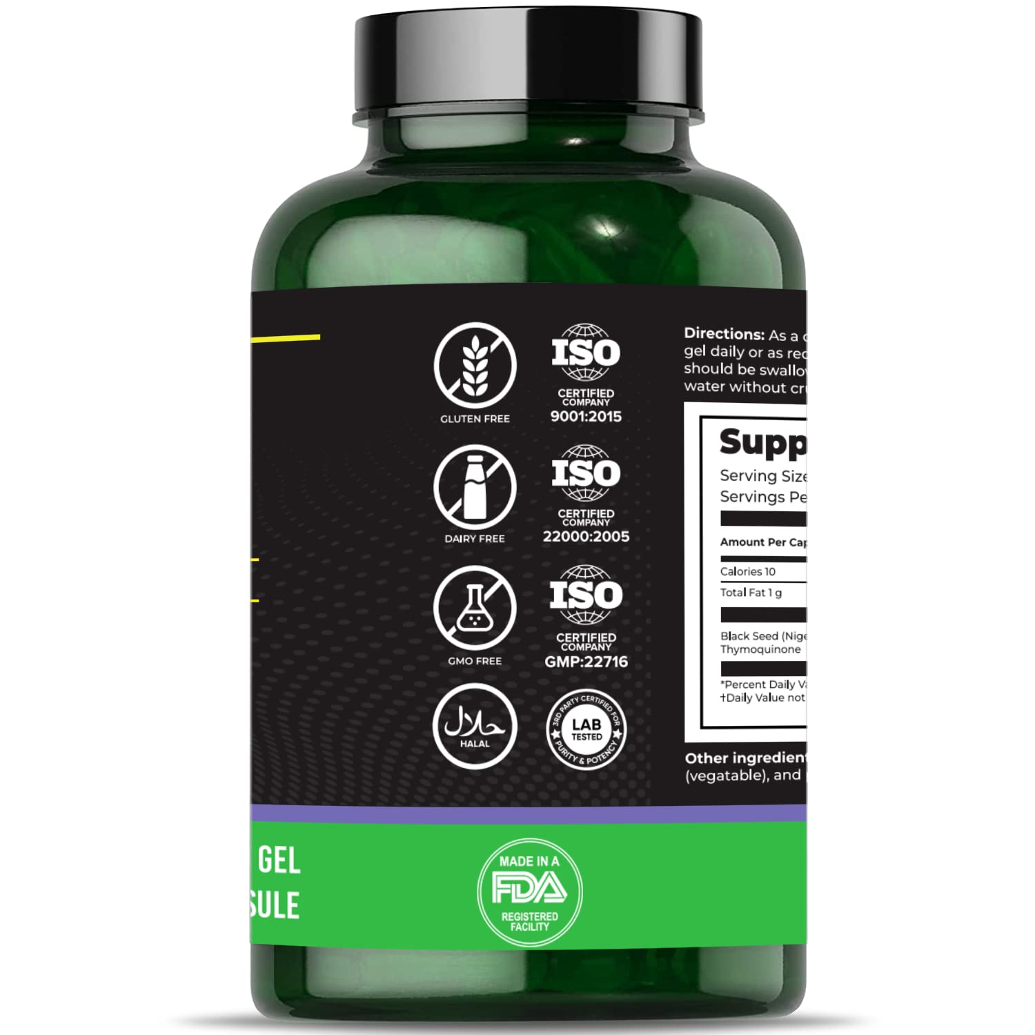 aromel Black Seed Oil Capsules, 90 Days Supply, 2% Thymoquinone, Non-GMO aromel uk supplements