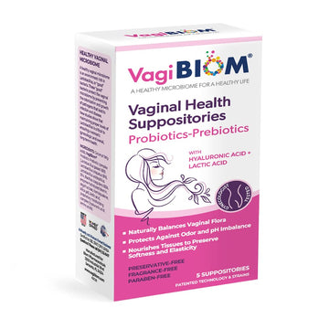 VagiBiom Lactobacillus Suppository: Microbiome Flora balance and Odor Control Regimen VagiBiom uk supplements
