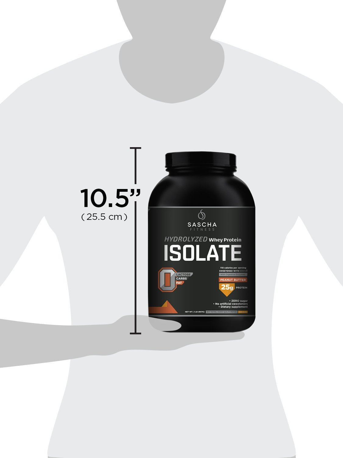 SASCHA FITNESS Hydrolyzed Whey Protein Isolate,100% Grass-Fed ,2.3 Pounds SASCHA FITNESS uk supplements