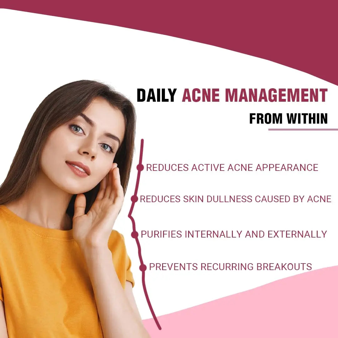 iMeMyself Clear Skin Support | 90 Capsules – with Zinc, Vitamin A, Niacinamide, Berberine, Glutathione, Neem, Probiotics, Green Tea & Herbal Extracts iMeMyself uk supplements