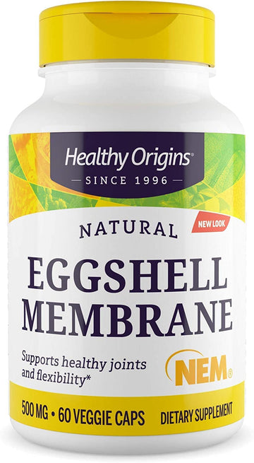 Healthy Origins Eggshell Membrane (NEM), 500 mg - Natural Collagen and Joint Support Healthy Origins uk supplements