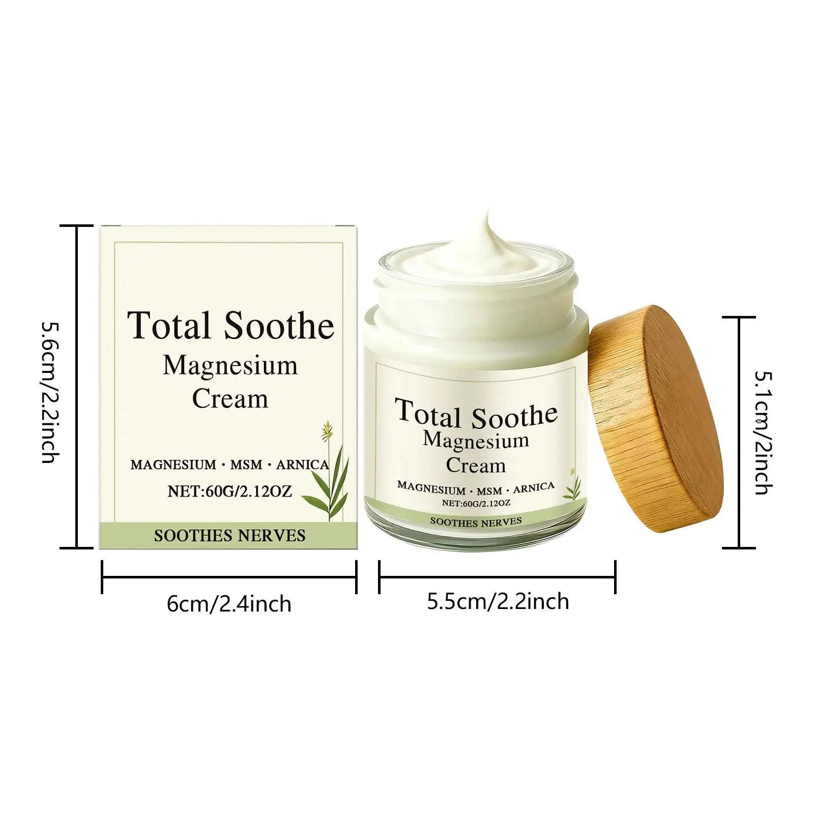 TotalRelief Magnesium Cream - MSM & Arnica – Fast Absorbing, Joint Relief Cream with Mineral Delivery Formula,Non-Greasy Topical for Everyday Joint & Muscle Comfort Generic uk supplements