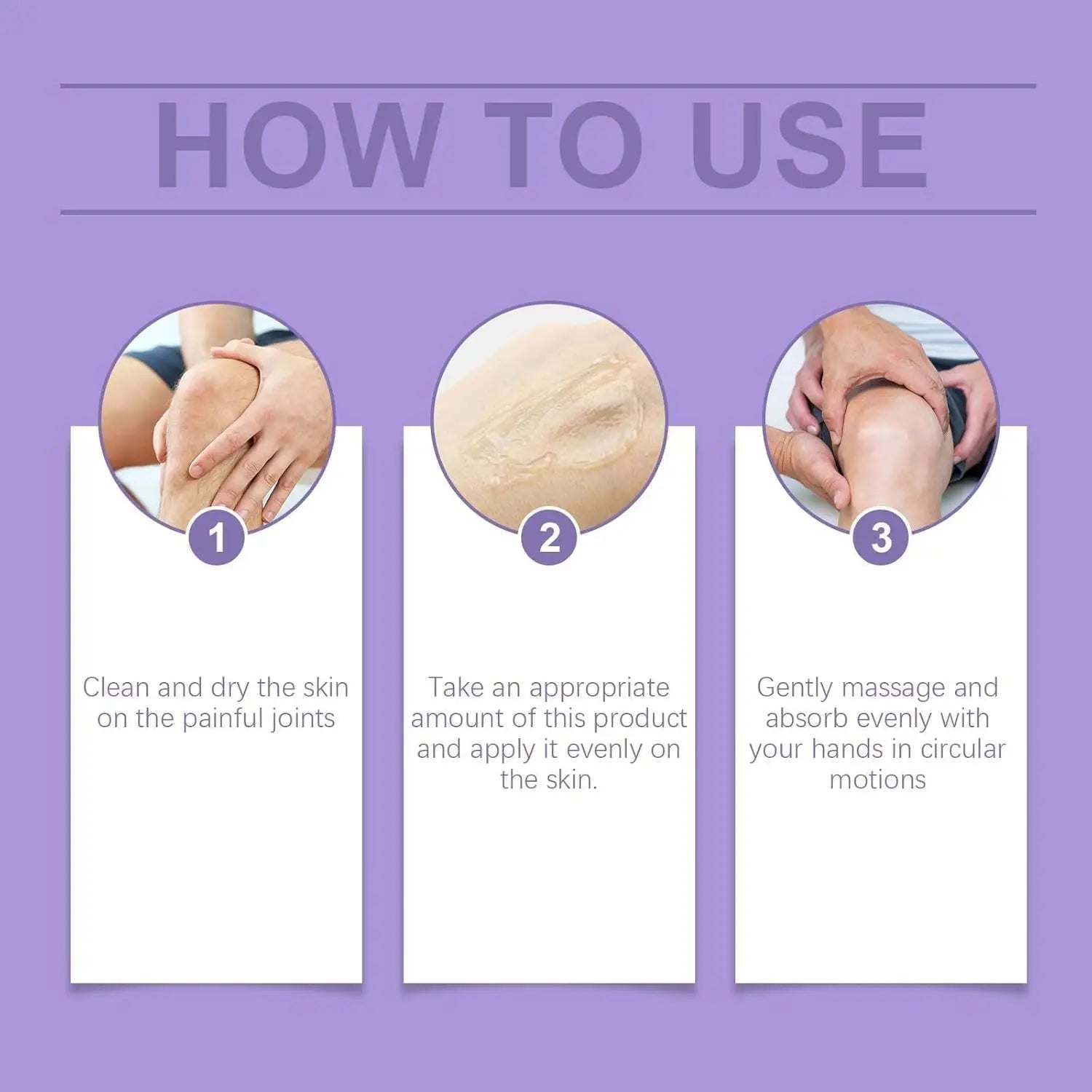 2PCS Joint Purple Gel, Purple Relief Soothing Massage Cream,Joint Activities Throughout The Body, Soothes Knees, Lumbar, Neck, Hands, and Feet Aoamsfu uk supplements