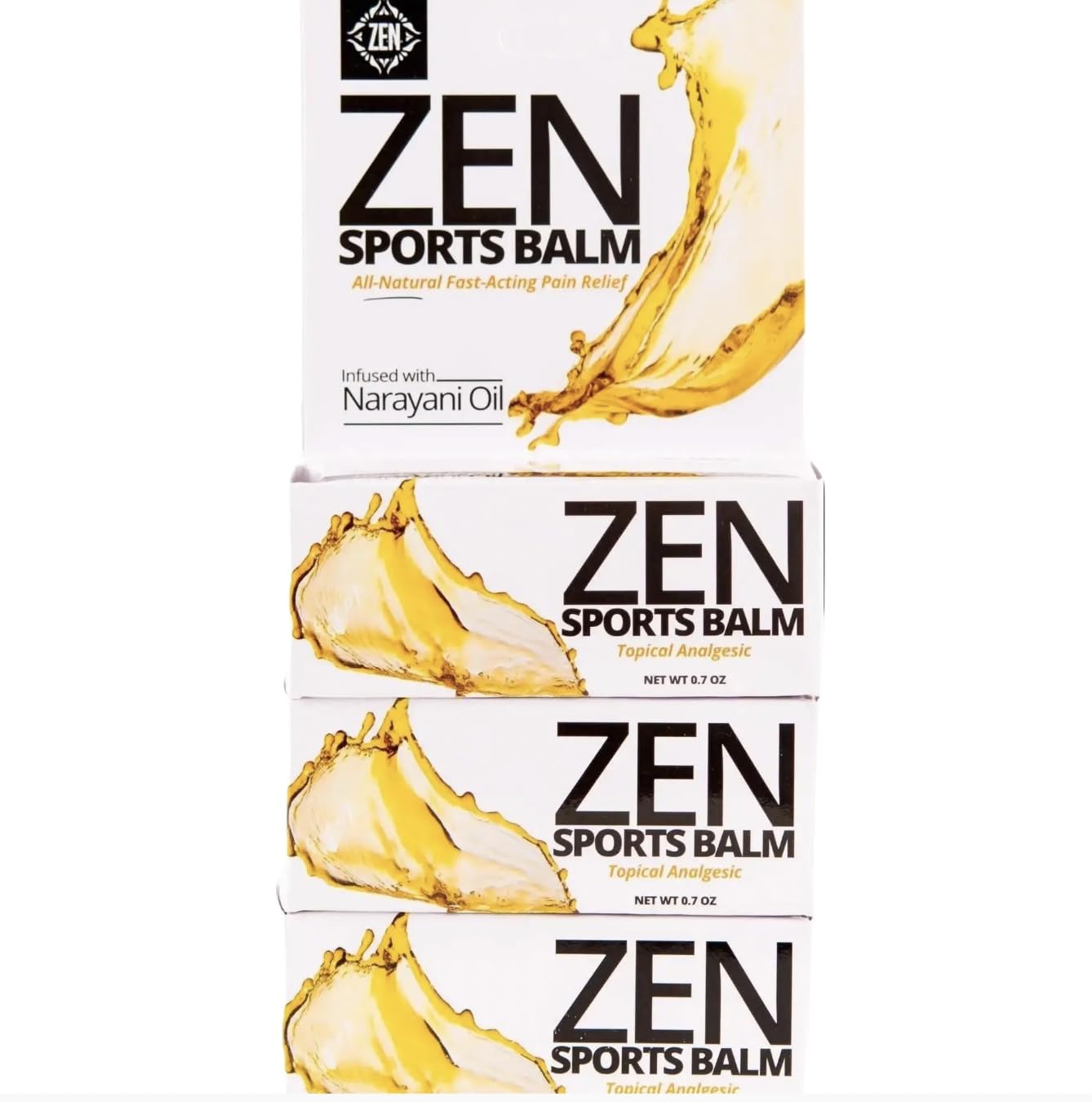 ZEN Sports Balm with Narayani Oil- Cramps, Backaches and Other Workout & Exercise Injuries, Fast-Acting (Pack of 3) ZEN uk supplements