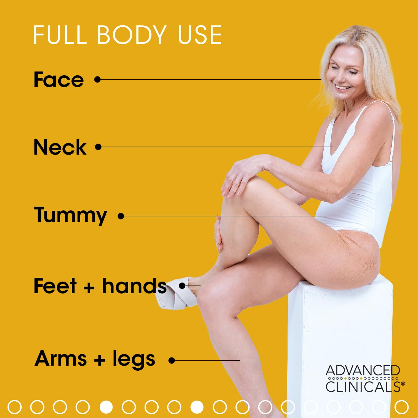 Advanced Clinicals Retinol Body Lotion + Collagen Cream 2pc Body Skin Care Set Advanced Clinicals uk supplements
