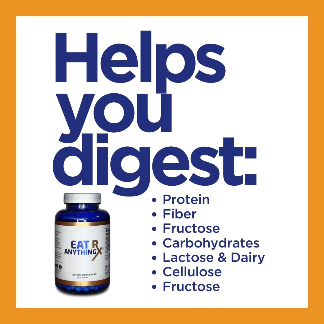 Dirobi Eat Anything Rx Xylose Isomerase Supplement, Digestive Enzymes for Fructose Dirobi uk supplements