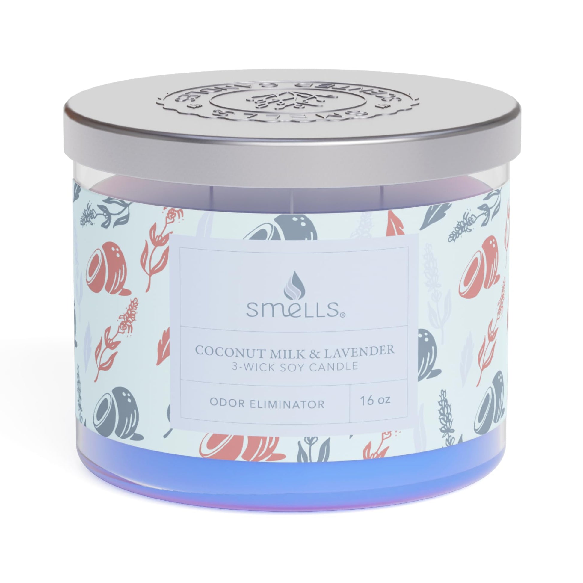 Smells - Odor Eliminator - Premium Soy Wax Jar Scented Candle 12oz. and 16oz. - 100% Cotton Single Wick SmellS uk supplements