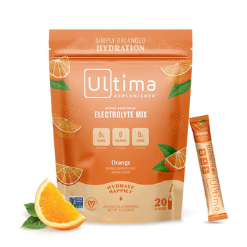 Ultima Replenisher Daily Electrolyte Drink Mix – Orange, 20 Stickpacks – Hydration Ultima Replenisher uk supplements