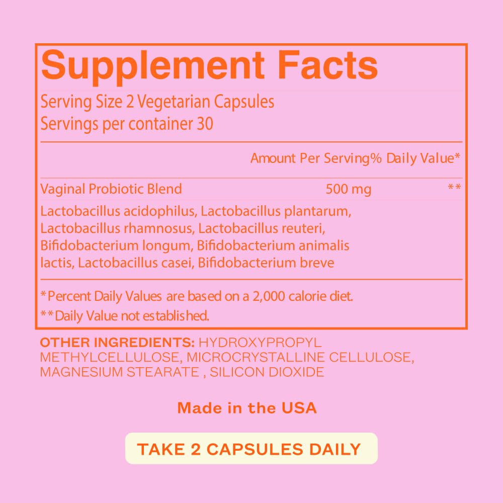 Cheeky Bonsai Vaginal Probiotic for Women pH Balance with Maximum Support 20 Billion CFU Probiotics - 8 Unique Strains for Her - Lactobacillus Blend - 60 Capsules Cheeky Bonsai uk supplements