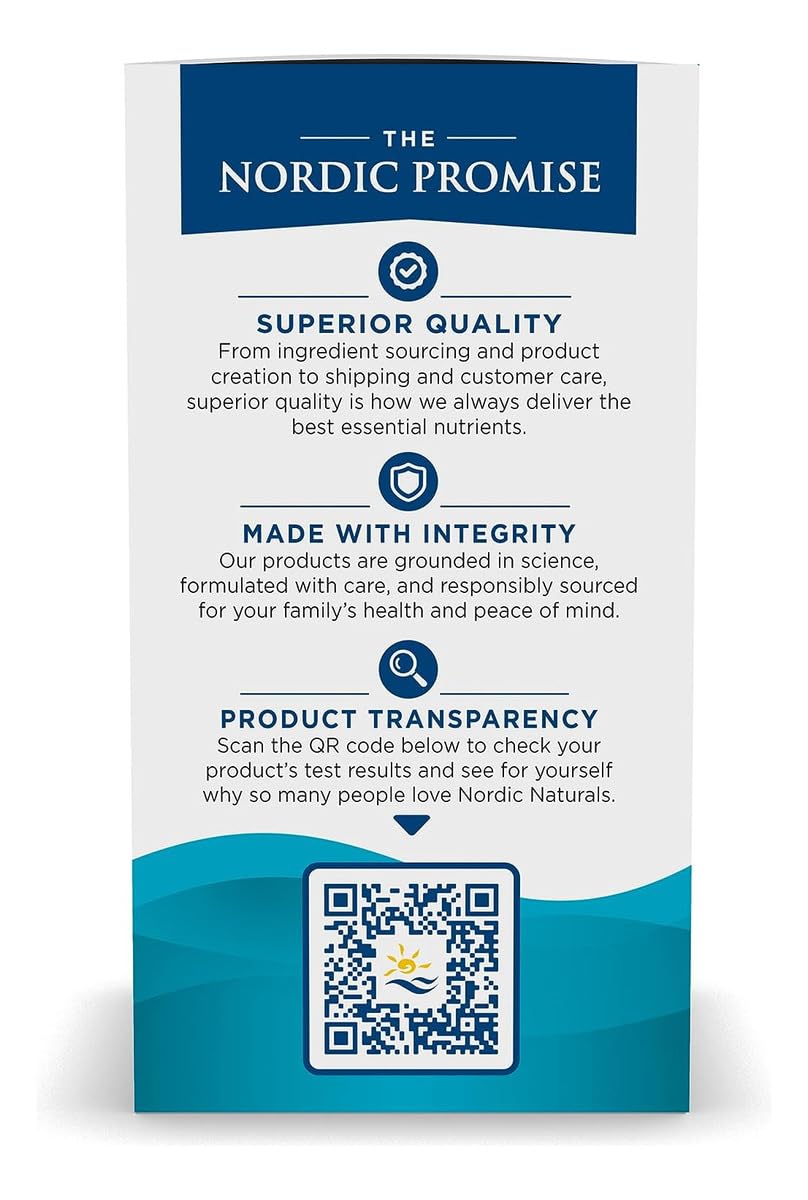 Nordic Naturals Omega-3 in Fish Gelatin, Lemon Flavor - 60 Fish Gels - 690 mg Omega-3 - Fish Oil - EPA & DHA - Immune Support, Brain & Heart Health, Optimal Wellness - Non-GMO - 30 Servings Nordic Naturals uk supplements