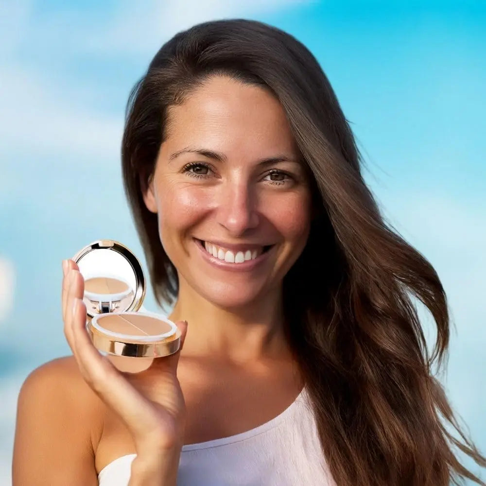 Emani Blush & Bronzer - Natural Mineral Pressed Bronzer for Face - Radiant Skin Blush for Sun Kissed Glow, All Skin Types including Sensitive Skin, Copacabana Emani uk supplements
