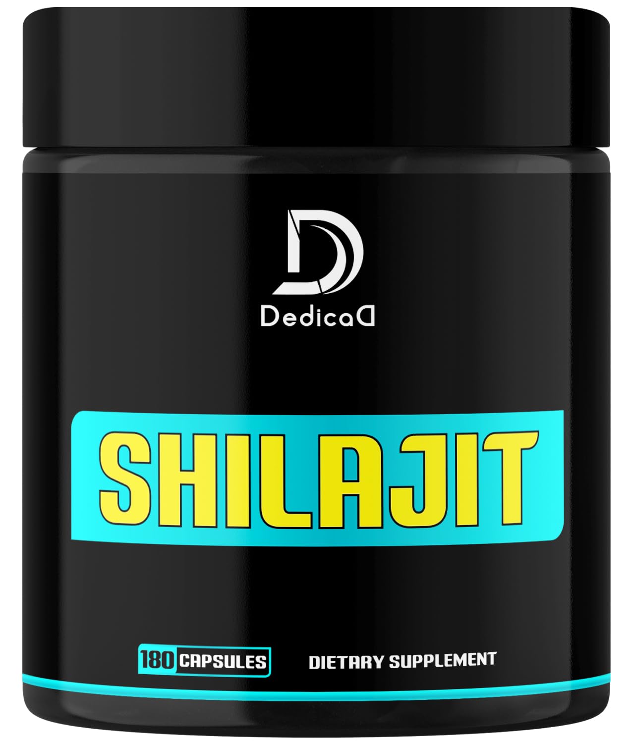 DEDICAD 1000Mg Shilajit Capsules - 180 Counts - Shilajit Supplement for Body Balance, Heart, Brain & Immune Health Support - Contains Natural Fulvic, Humic Acid & 85 Others DEDICAD uk supplements