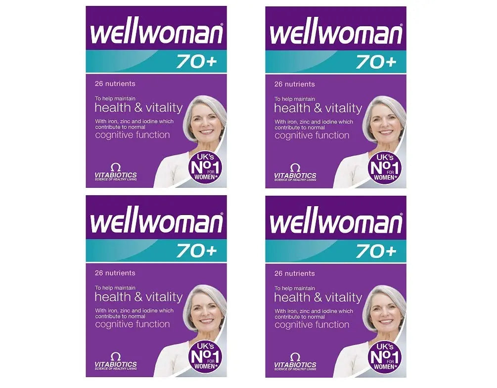Wellwoman 4 X 70+ 30 Tablets Wellwoman uk supplements