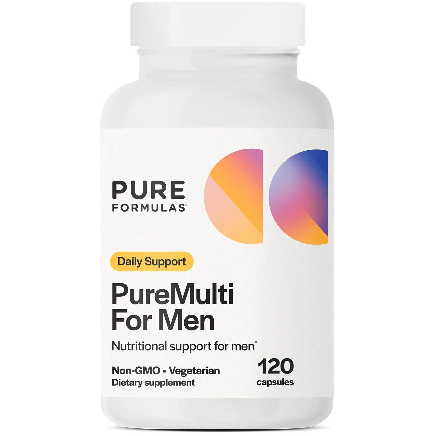 PureFormulas PureMulti for Men - Daily Comprehensive Multivitamin for Men's Health, Vitality, Energy, Focus, & Performance. Mens Vitamins A, C, D, E, & B12 PureFormulas uk supplements
