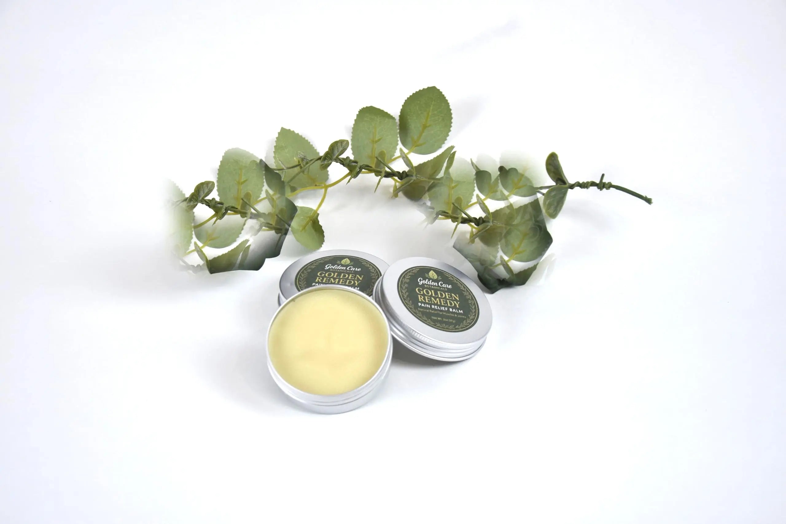 Golden Remedy Pain Balm - Topical Analgesic with Menthol & Camphor - Fast Acting Cooling Formula Golden Care Botanicals uk supplements