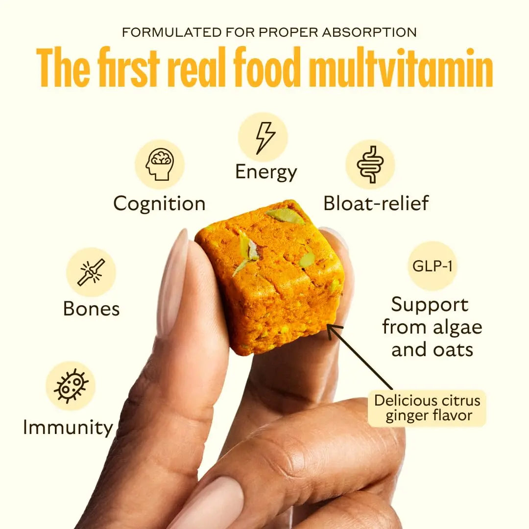 GEM Daily Superfood and Energy Support for Women & Men, Natural Whole Foods with Essential 20+ Whole-Food Vitamins, Minerals GEM uk supplements